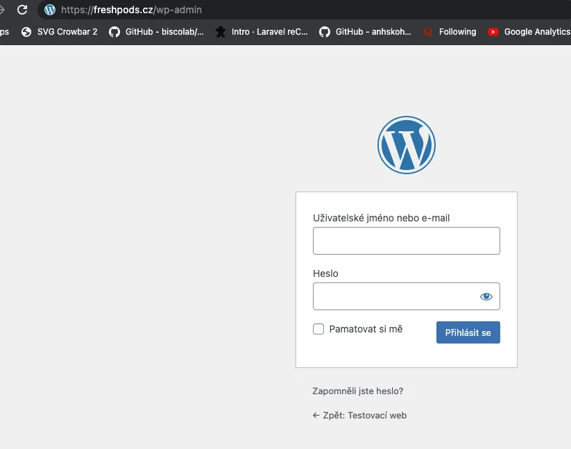 jak se dostat do administrace WordPressu